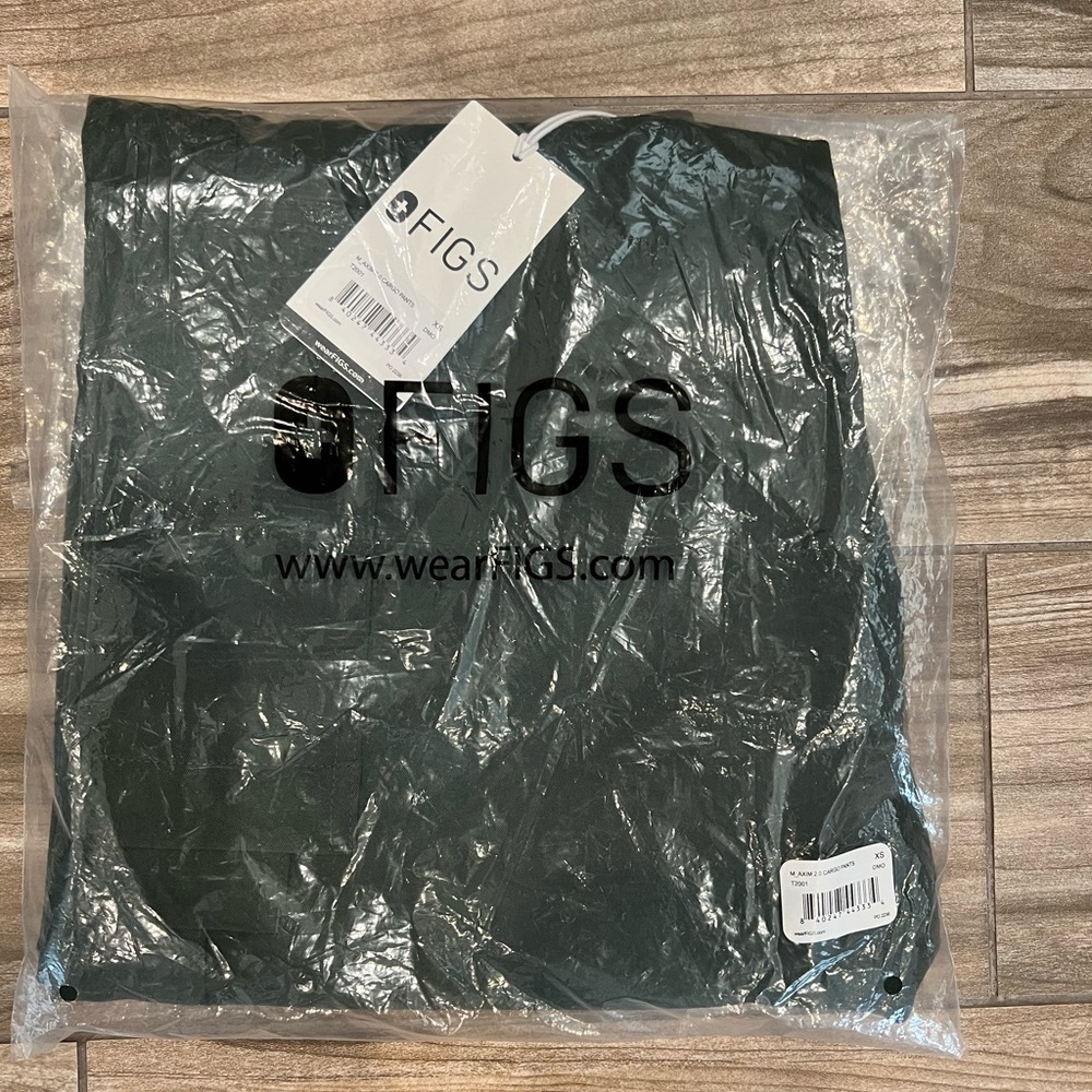 Figs Mens XS Regular Axim Classic Fit Cargo Scrub Pants Moss Green NWT